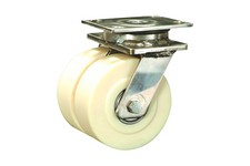 Serie 89, Lenkrolle, Guss-Polyamid-Räder, Kula INOX