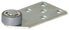 Serie 20H JGV, Stahl verzinkt, Gummiplast-Rad