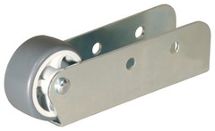 Serie 20J JGV, Stahl verzinkt, Gummiplast-Rad